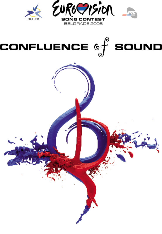 Logo ESC 2008 - Confluence of sound