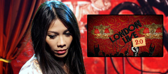 Anggun a London Live 2.0 del 28 aprile