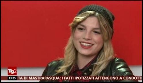 Emma Marrone al TG2