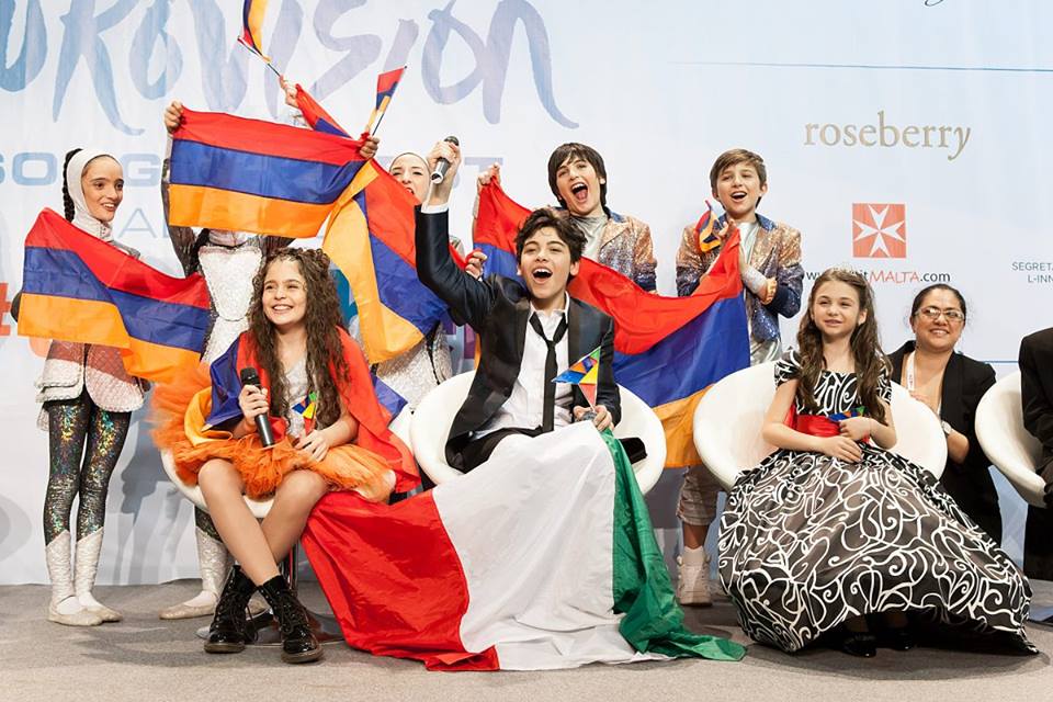 Junior Eurovision 2014 – Vincenzo Cantiello primo per le giurie