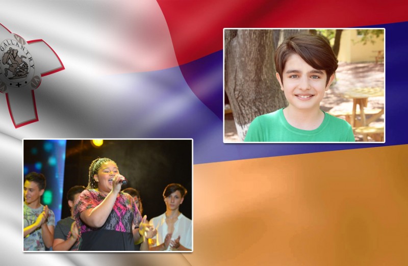 Junior Eurovision 2015 – I rappresentanti di Malta e Armenia