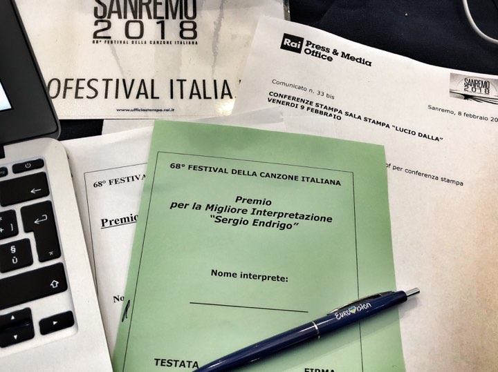 Sanremo 2018 – Conferenza stampa di venerdì 9 febbraio. Stasera il vincitore dei Giovani