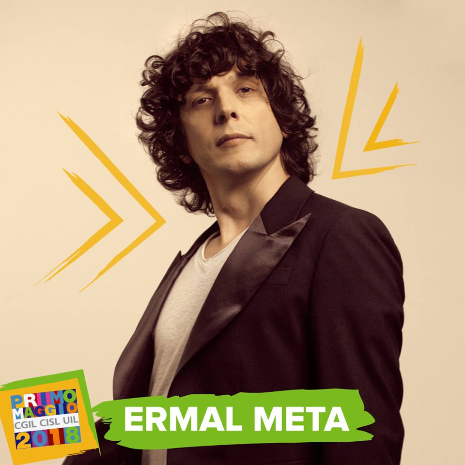 Ermal Meta al concerto del primo maggio di Roma