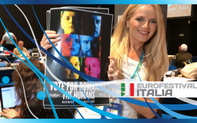 Eurovision 2018 – Saluto di Cristina Caramarcu dei The Humans
