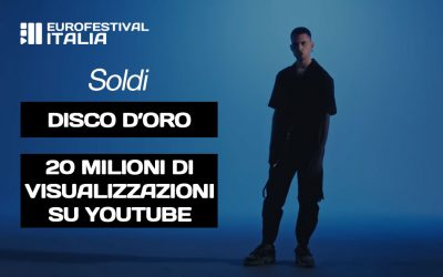 Mahmood – 20 milioni di visualizzazioni su Youtube per “Soldi” che è certificato disco d’oro!