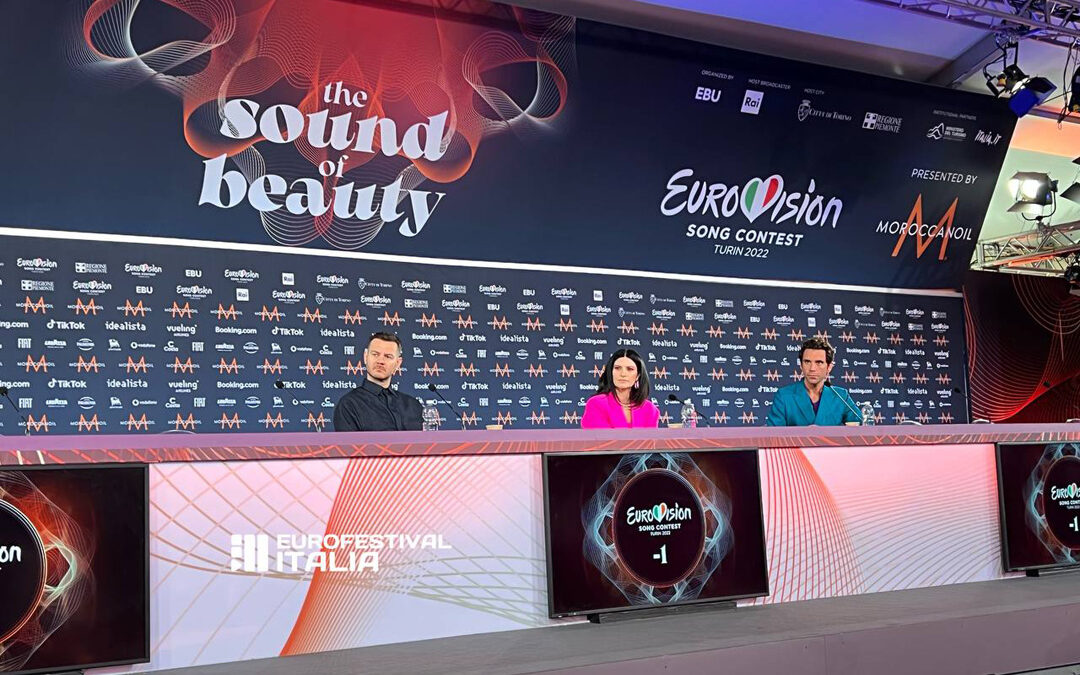 Eurovision 2022: la conferenza stampa dei presentatori