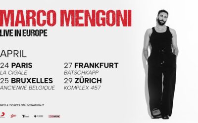 Marco Mengoni: ad aprile quattro concerti in Europa