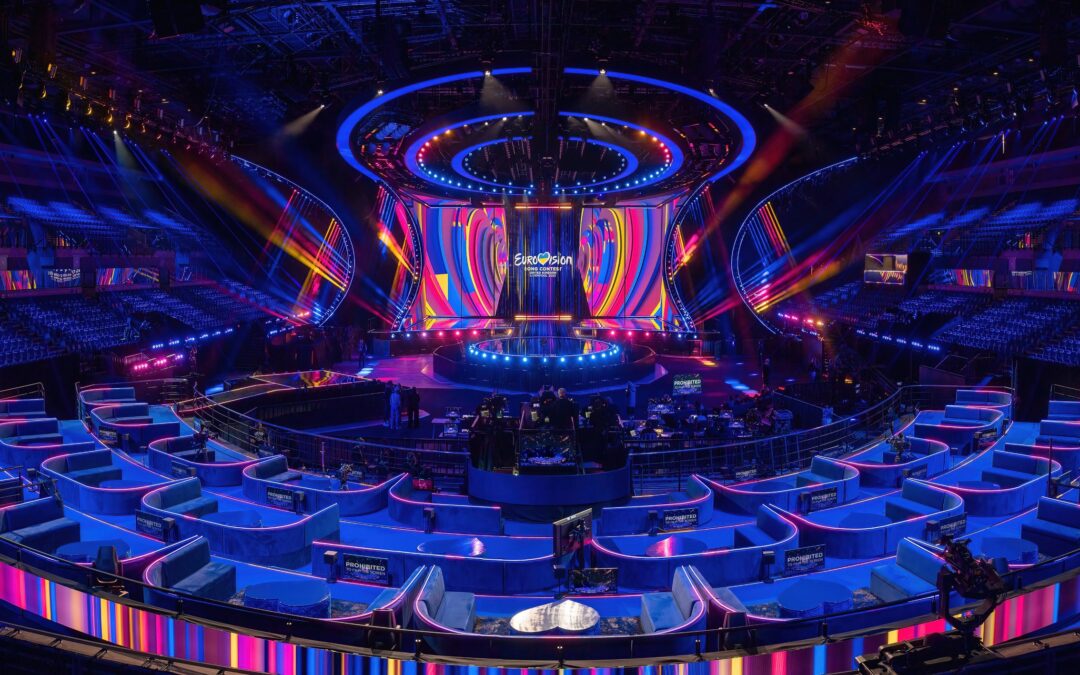 Eurovision 2023: rivelata la scenografia da Re Carlo III