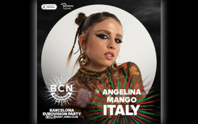 Angelina Mango: stasera al Barcelona Eurovision Party