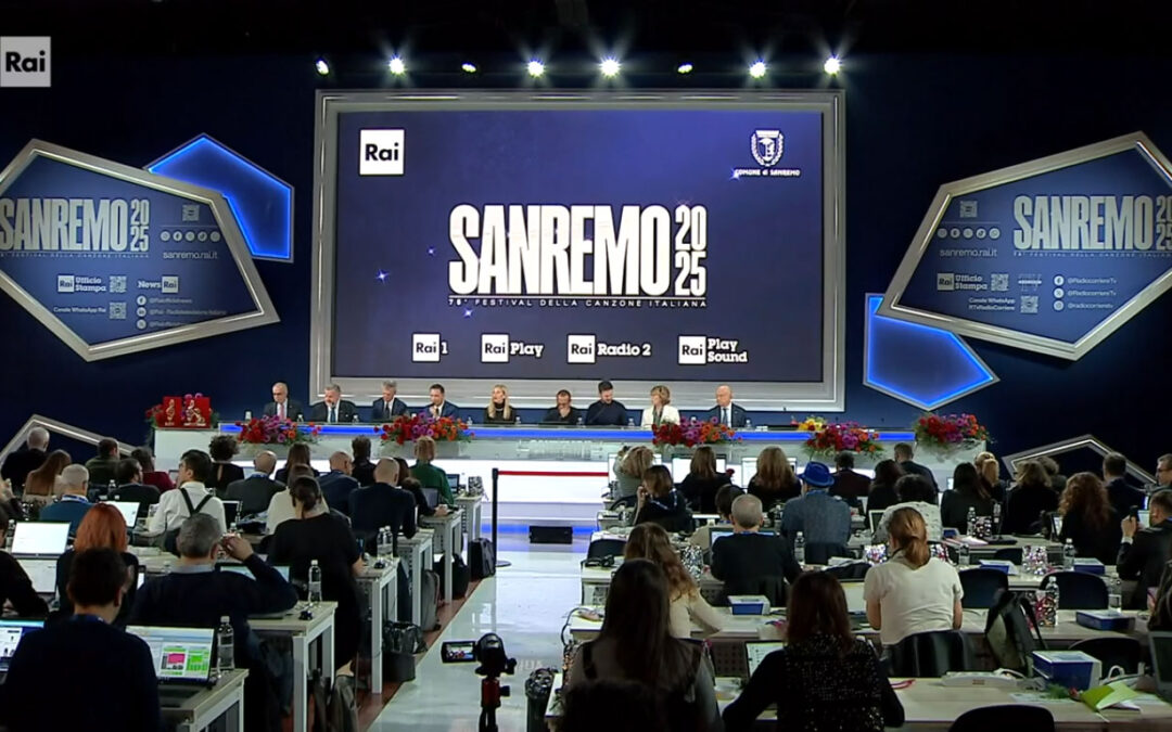 Sanremo 2025: la conferenza stampa di sabato 15 febbraio