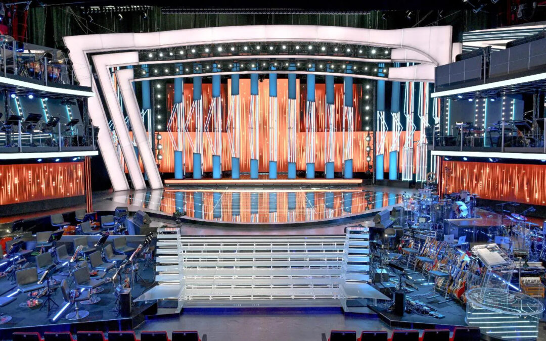 Sanremo 2026: un palco ispirato al concetto di espansione dello spazio