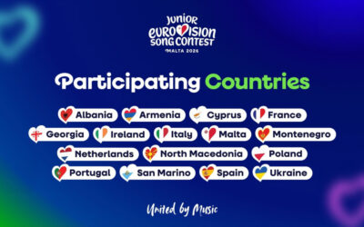 Junior Eurovision 2026: saranno 16 i Paesi in gara a Malta